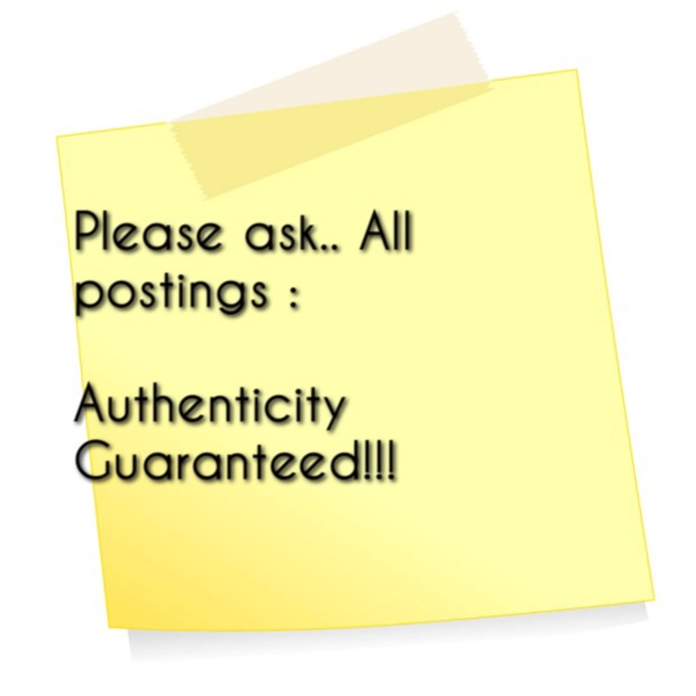 All my items Authenticity guaranteed. Please ask.